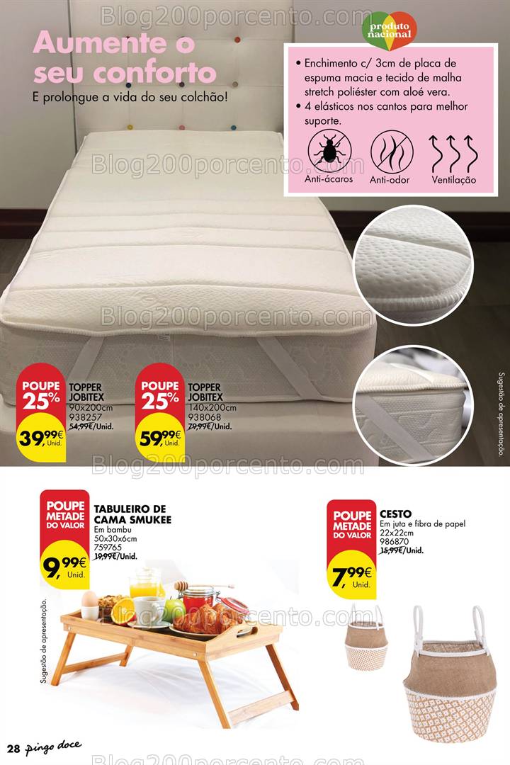Antevisão Folheto PINGO DOCE Bazar Primavera Promoções de 22 abril a 19 maio