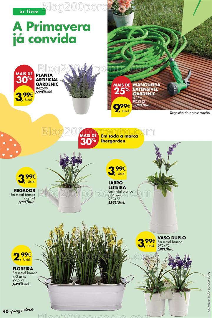 Antevisão Folheto PINGO DOCE Bazar Primavera Promoções de 22 abril a 19 maio