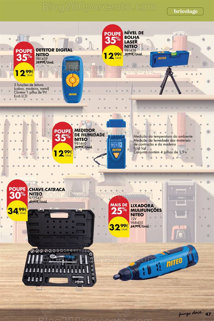 Antevisão Folheto PINGO DOCE Bazar Primavera Promoções de 22 abril a 19 maio