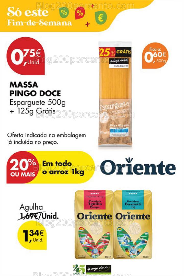 Antevisão Folheto PINGO DOCE Extra Promoção só sábado - 26 abril alimentos
