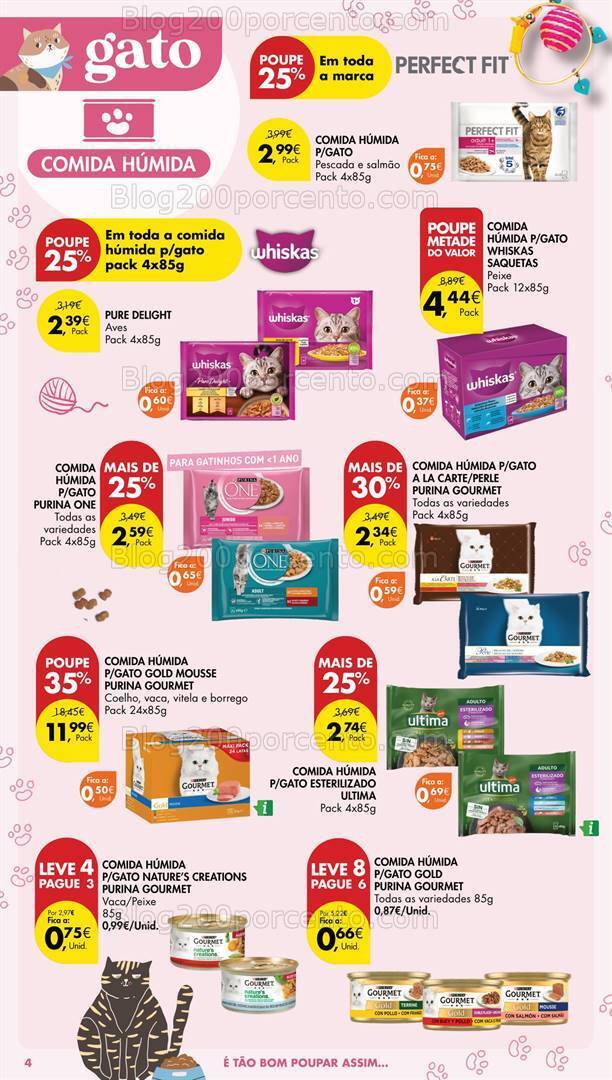 Antevisão Folheto PINGO DOCE Pet Food Promoções de 28 maio a 10 junho