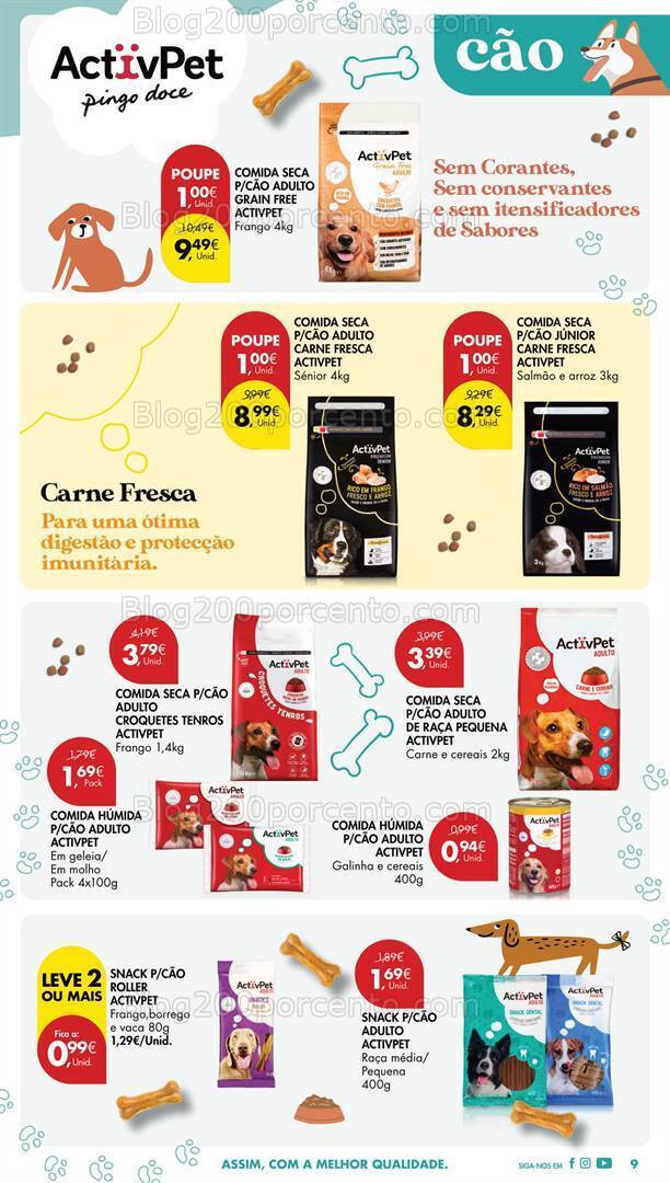 Antevisão Folheto PINGO DOCE Pet Food Promoções de 28 maio a 10 junho