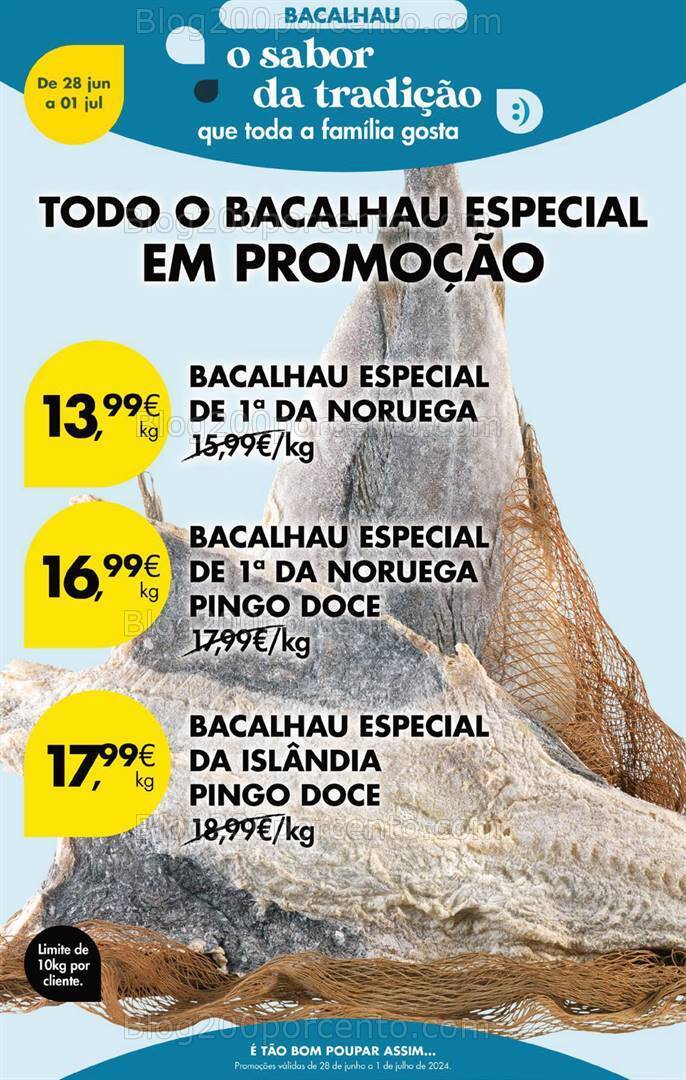 Antevisão Folheto PINGO DOCE Promoções Fim de Semana - 28 junho a 1 julho