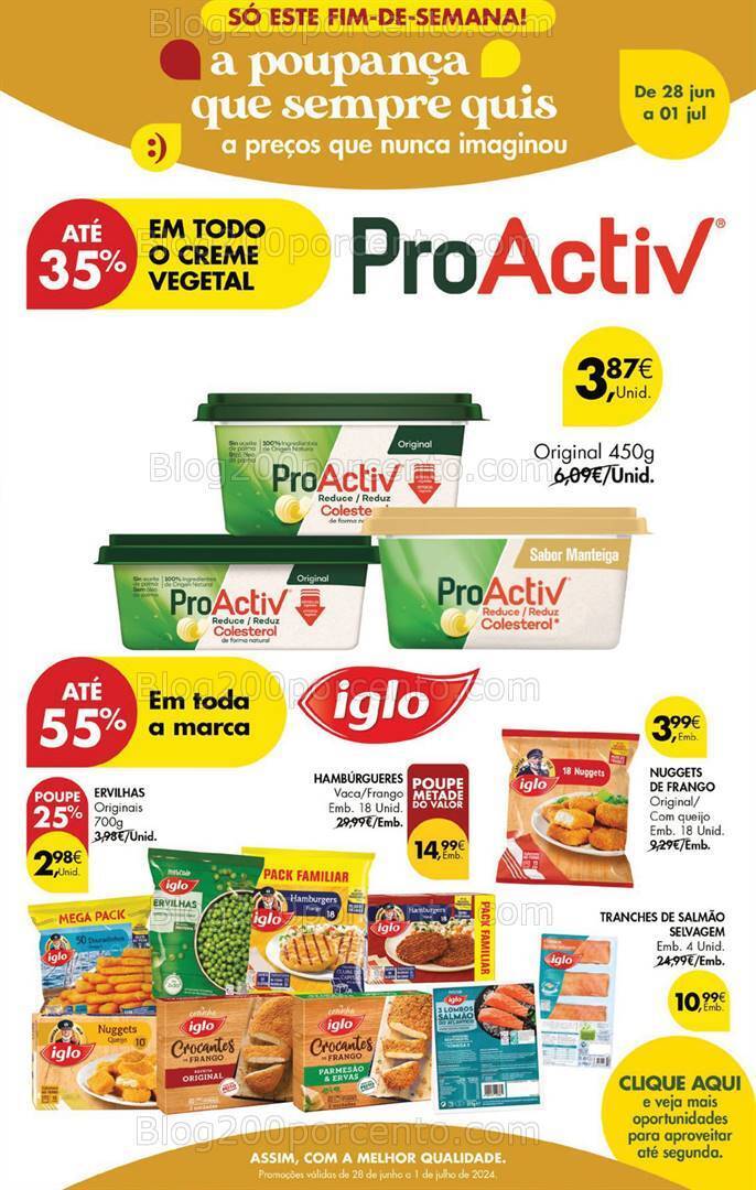 Antevisão Folheto PINGO DOCE Promoções Fim de Semana - 28 junho a 1 julho