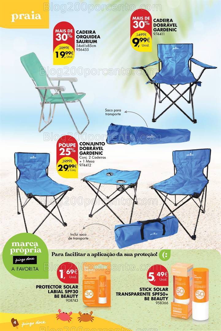 Antevisão Folheto PINGO DOCE Bazar Verão Promoções de 2 a 22 julho