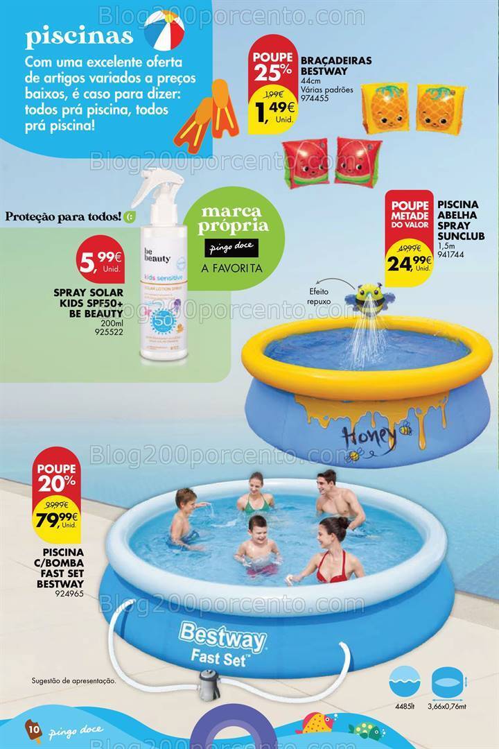 Antevisão Folheto PINGO DOCE Bazar Verão Promoções de 2 a 22 julho