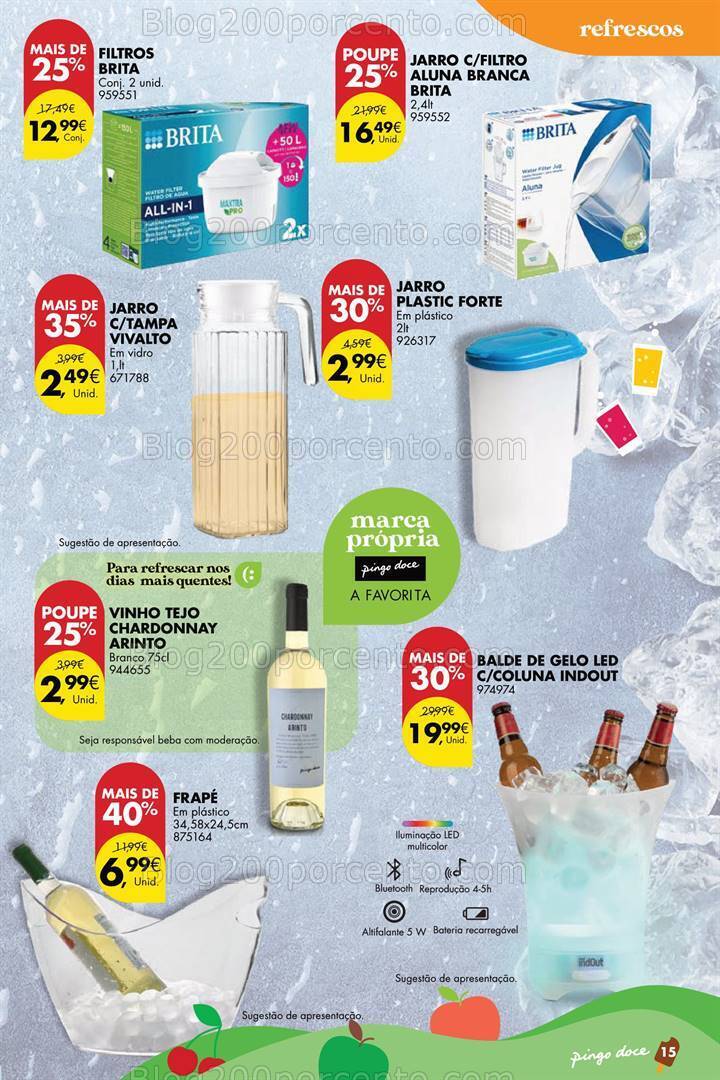 Antevisão Folheto PINGO DOCE Bazar Verão Promoções de 2 a 22 julho