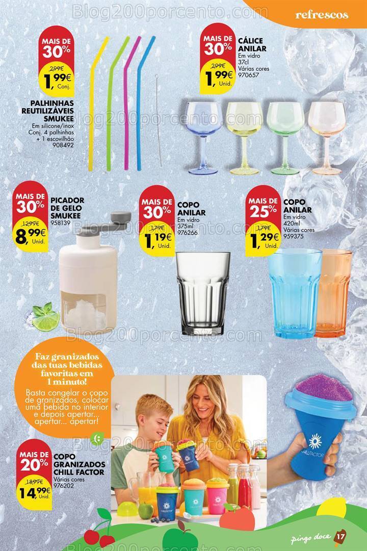 Antevisão Folheto PINGO DOCE Bazar Verão Promoções de 2 a 22 julho