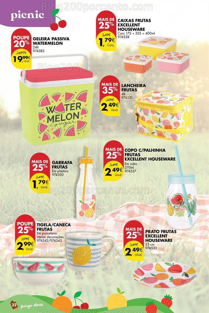 Antevisão Folheto PINGO DOCE Bazar Verão Promoções de 2 a 22 julho