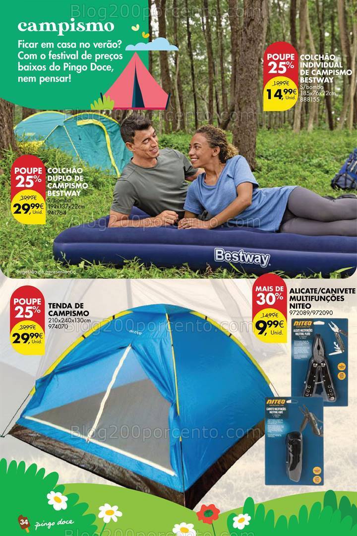 Antevisão Folheto PINGO DOCE Bazar Verão Promoções de 2 a 22 julho