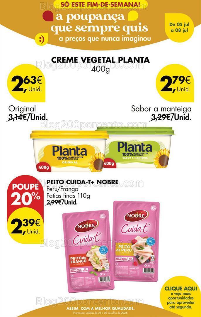 Antevisão Folheto PINGO DOCE Promoções Fim de Semana - 5 a 8 julho