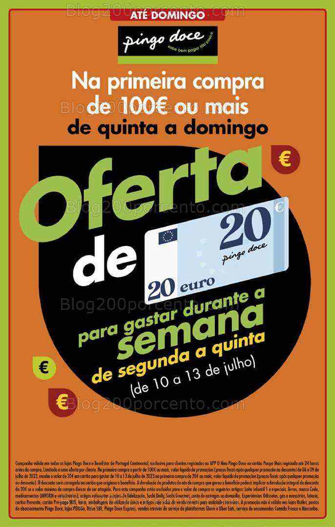 Antevisão Folheto PINGO DOCE Promoções Fim de Semana - 6 a 10 julho