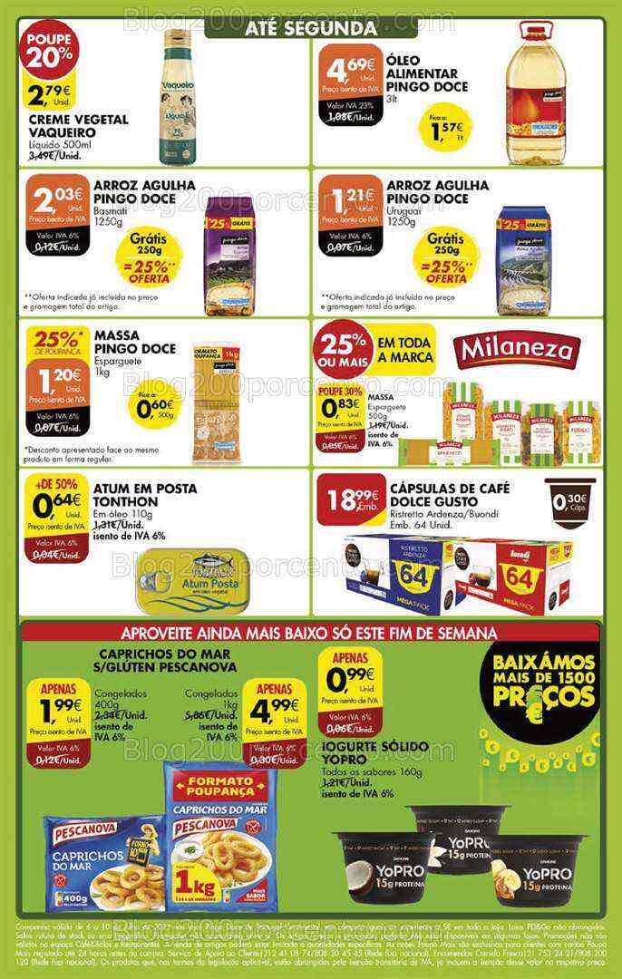 Antevisão Folheto PINGO DOCE Promoções Fim de Semana - 6 a 10 julho