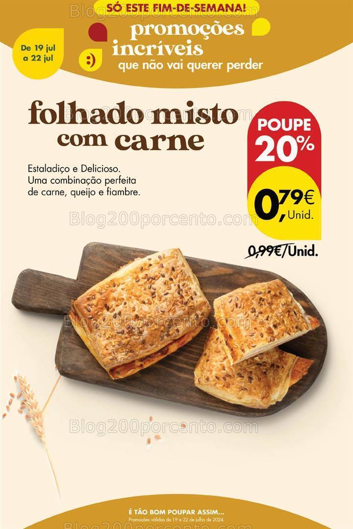 Antevisão Folheto PINGO DOCE Promoções Fim de Semana - 19 a 22 julho