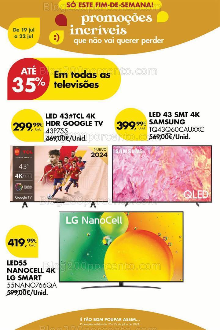 Antevisão Folheto PINGO DOCE Promoções Fim de Semana - 19 a 22 julho
