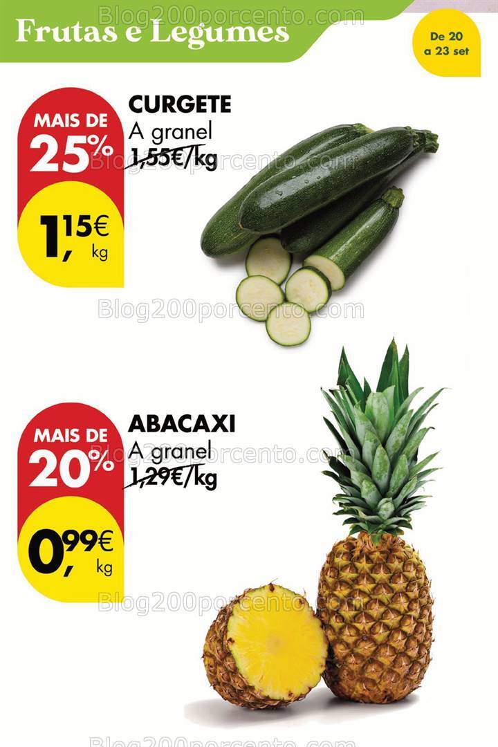 Antevisão Folheto PINGO DOCE Promoções Fim de Semana - 20 a 22 setembro