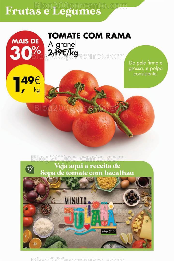 Antevisão Folheto PINGO DOCE Promoções Fim de Semana - 4 a 7 outubro