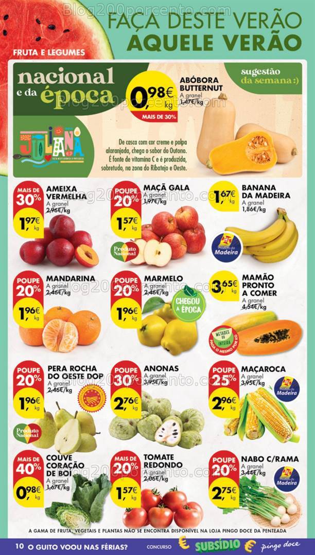 Antevisão Folheto PINGO DOCE Madeira Promoções de 8 a 14 outubro