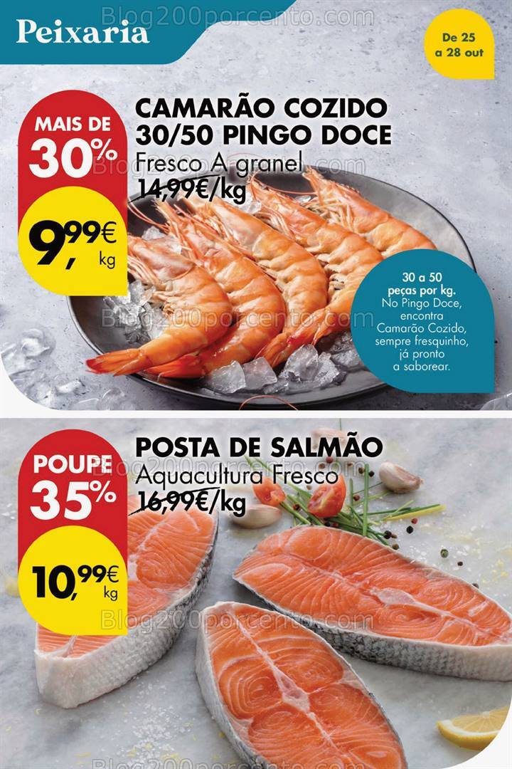 Antevisão Folheto PINGO DOCE Promoções de 25 a 27 outubro
