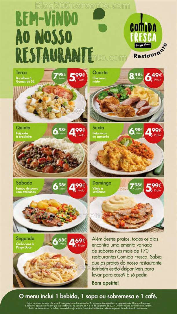 Antevisão Folheto PINGO DOCE Lojas Médias Promoções de 7 a 13 novembro