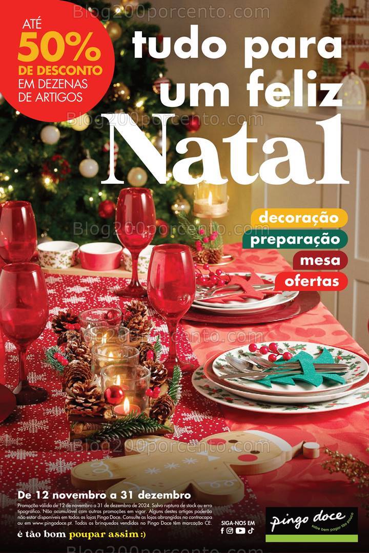 Antevisão Folheto PINGO DOCE Natal Promoções de 12 novembro a 31 dezembro