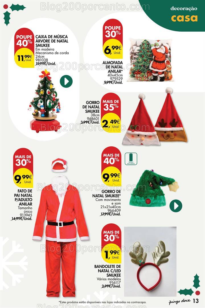 Antevisão Folheto PINGO DOCE Natal Promoções de 12 novembro a 31 dezembro