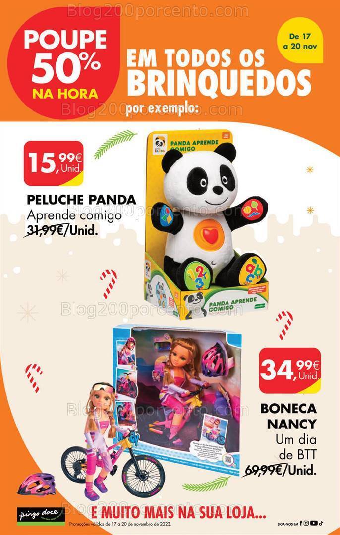 Antevisão Folheto PINGO DOCE Promoções Fim de Semana - 17 a 20 novembro