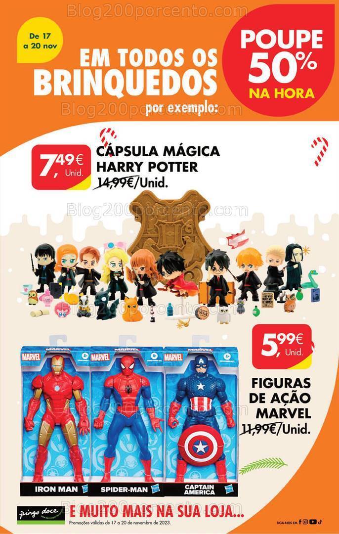 Antevisão Folheto PINGO DOCE Promoções Fim de Semana - 17 a 20 novembro
