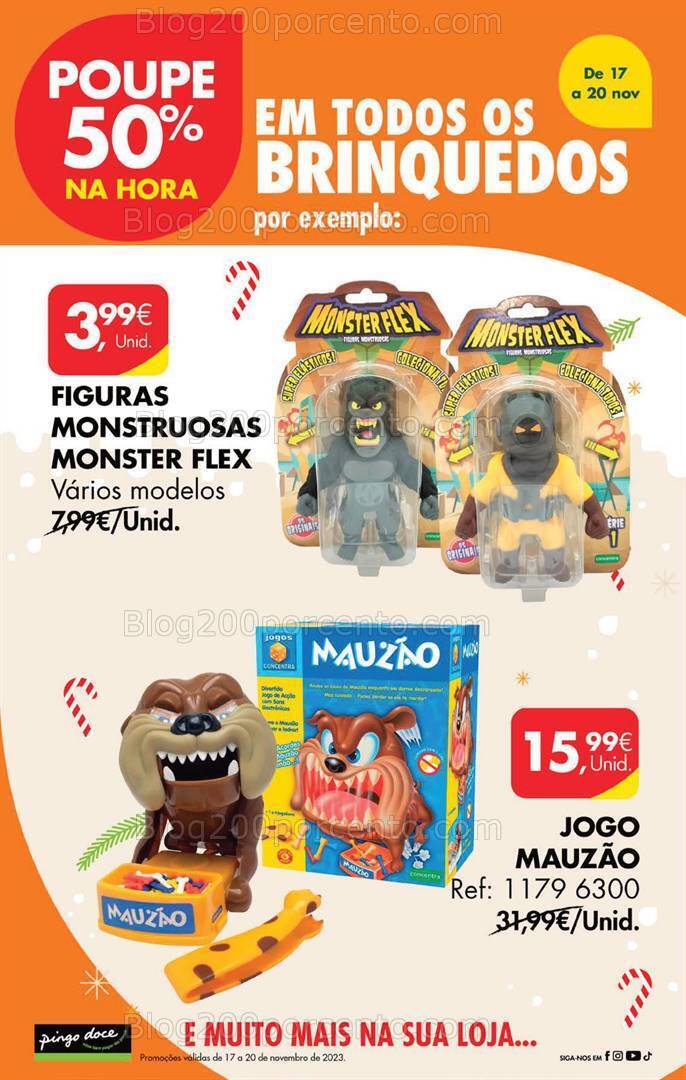 Antevisão Folheto PINGO DOCE Promoções Fim de Semana - 17 a 20 novembro