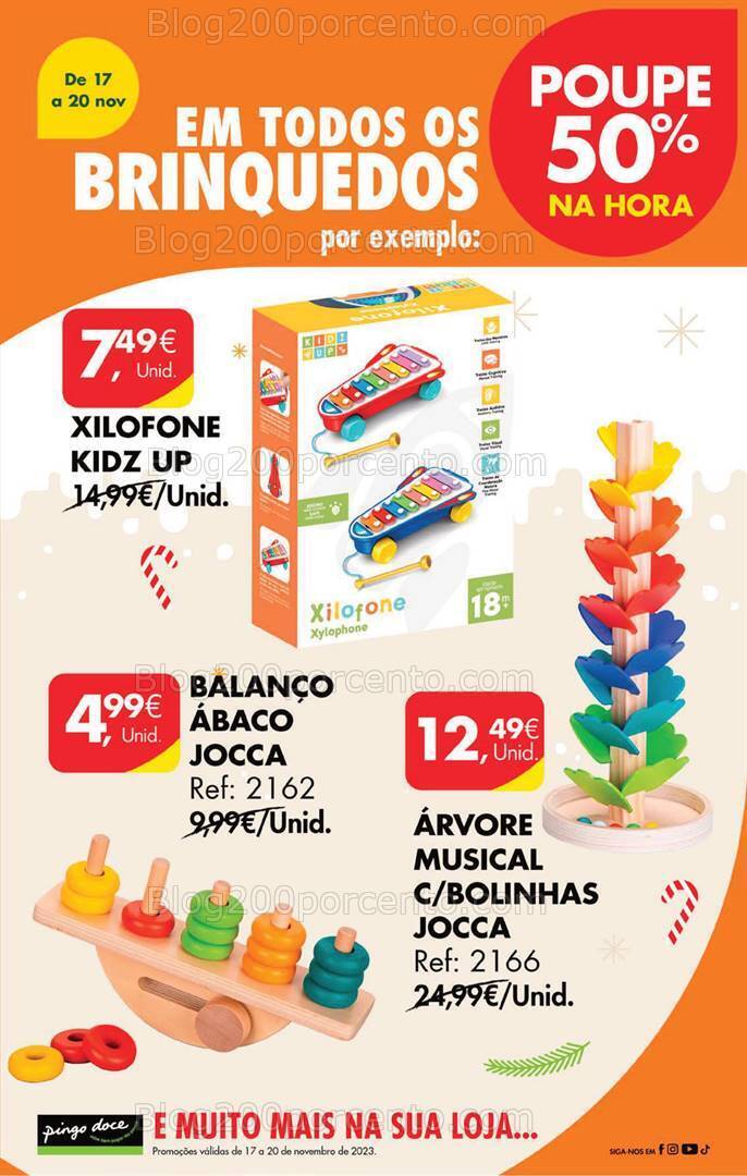 Antevisão Folheto PINGO DOCE Promoções Fim de Semana - 17 a 20 novembro