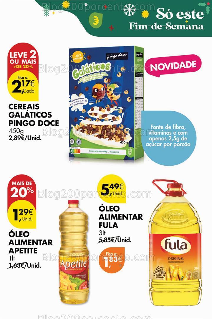 Antevisão Folheto PINGO DOCE Promoções Fim de Semana - 29 novembro a 2 dezembro