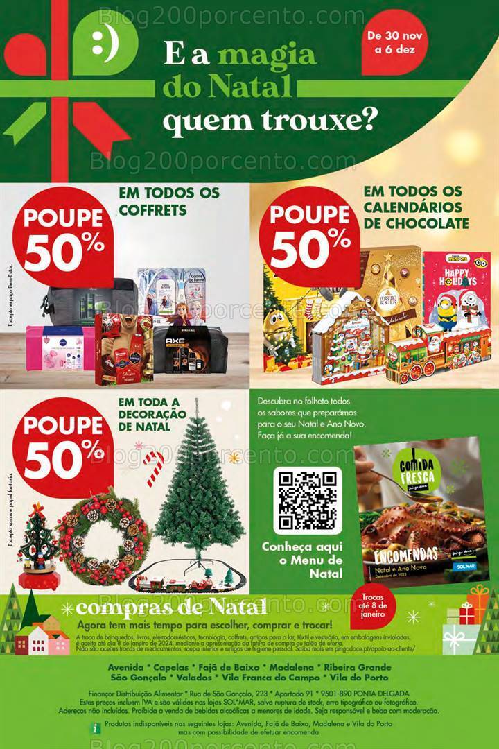 Antevisão Folheto PINGO DOCE Açores Promoções de 30 novembro a 6 dezembro
