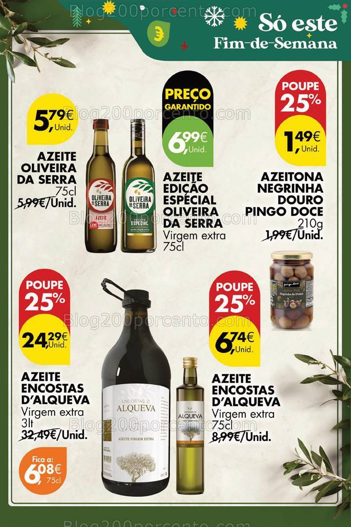 Antevisão Folheto PINGO DOCE Promoções Fim de Semana - 14 e 15 dezembro