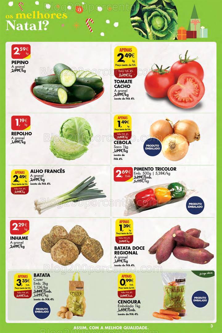 Antevisão Folheto PINGO DOCE Açores Promoções de 21 dezembro a 3 janeiro