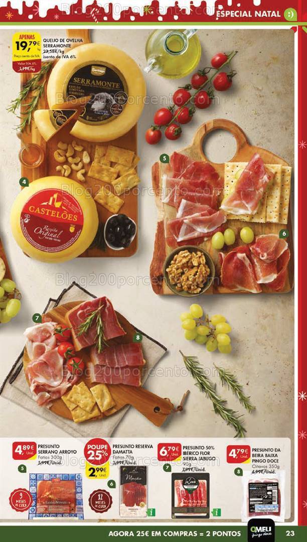 Antevisão Folheto PINGO DOCE Lojas Grandes Promoções de 19 a 26 dezembro