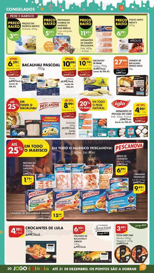 Antevisão Folheto PINGO DOCE Lojas Grandes Promoções de 19 a 26 dezembro