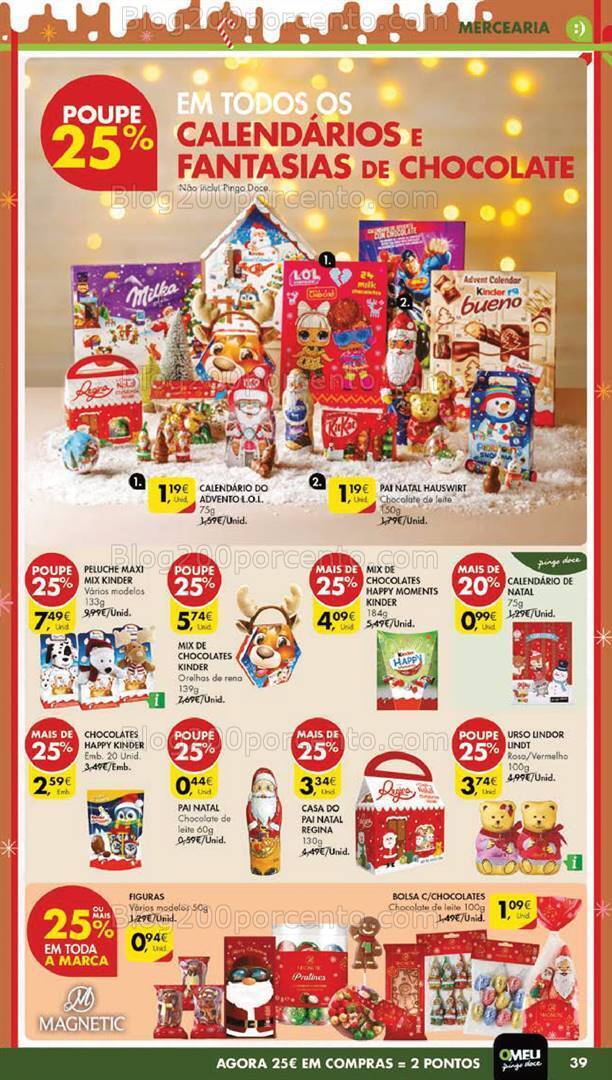 Antevisão Folheto PINGO DOCE Lojas Grandes Promoções de 19 a 26 dezembro