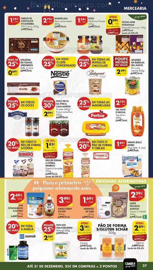 Antevisão Folheto PINGO DOCE Lojas Grandes Promoções de 27 dezembro a 4 janeiro