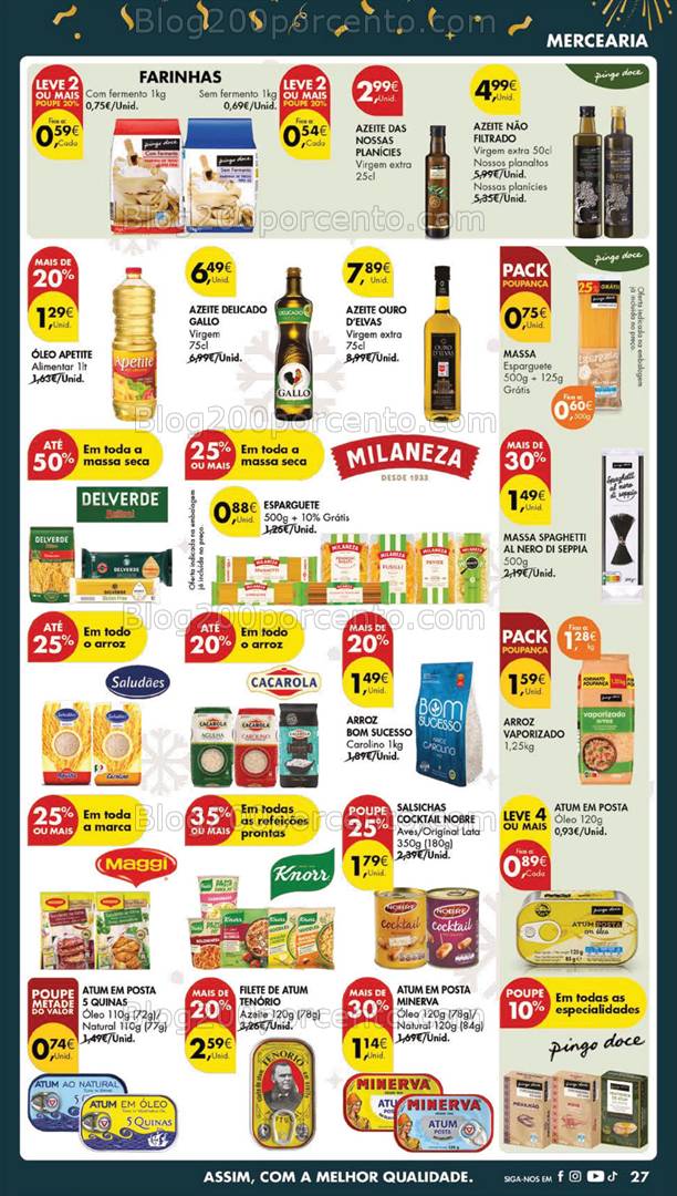 Antevisão Folheto PINGO DOCE Lojas Grandes Promoções de 27 dezembro a 2 janeiro