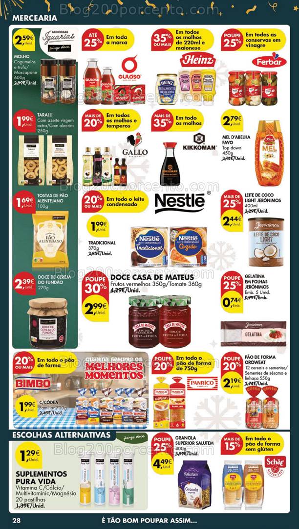 Antevisão Folheto PINGO DOCE Lojas Grandes Promoções de 27 dezembro a 2 janeiro