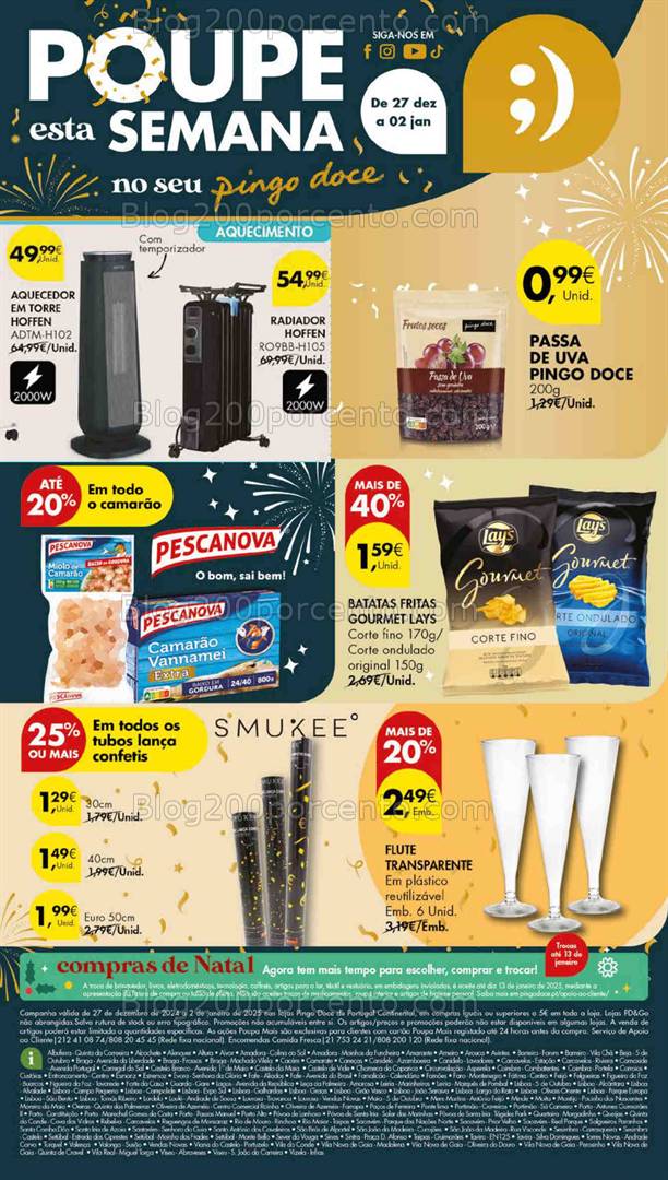 Antevisão Folheto PINGO DOCE Lojas Grandes Promoções de 27 dezembro a 2 janeiro