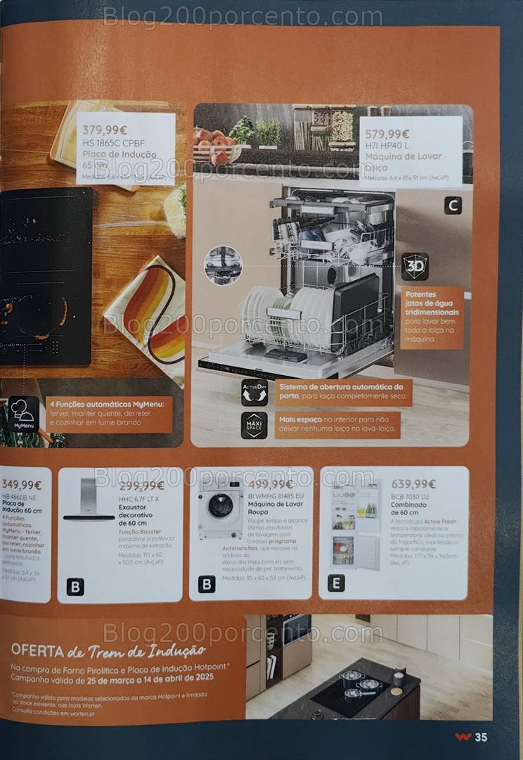 Antevisão Folheto WORTEN Especial Cozinhas Promoções de 25 março a 14 abril