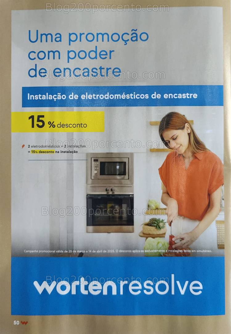 Antevisão Folheto WORTEN Especial Cozinhas Promoções de 25 março a 14 abril
