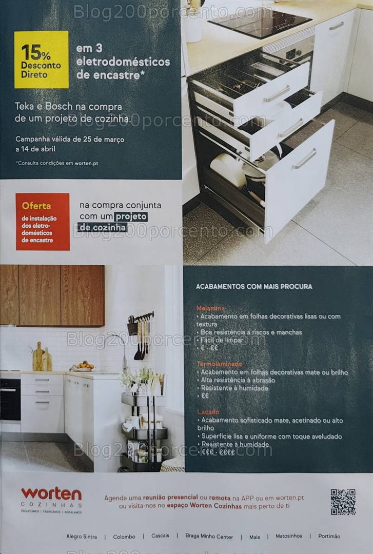 Antevisão Folheto WORTEN Especial Cozinhas Promoções de 25 março a 14 abril