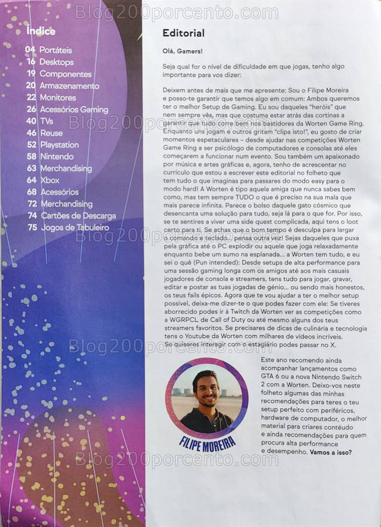 Antevisão Folheto WORTEN Game Ring Promoções até 28 abril