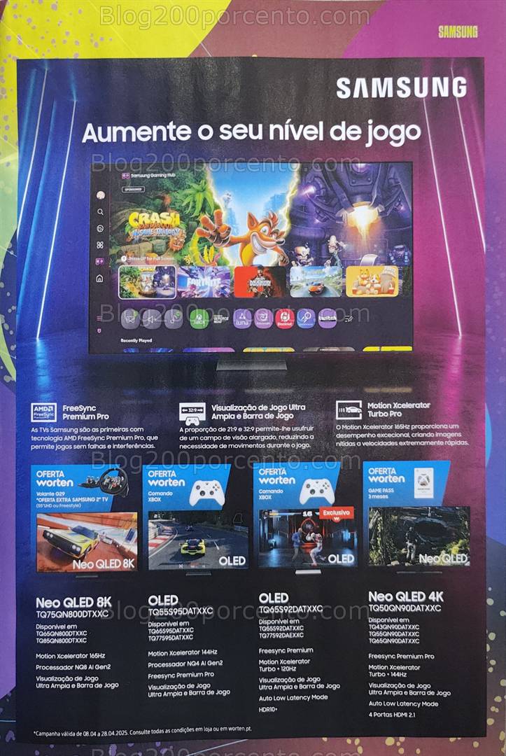 Antevisão Folheto WORTEN Game Ring Promoções até 28 abril