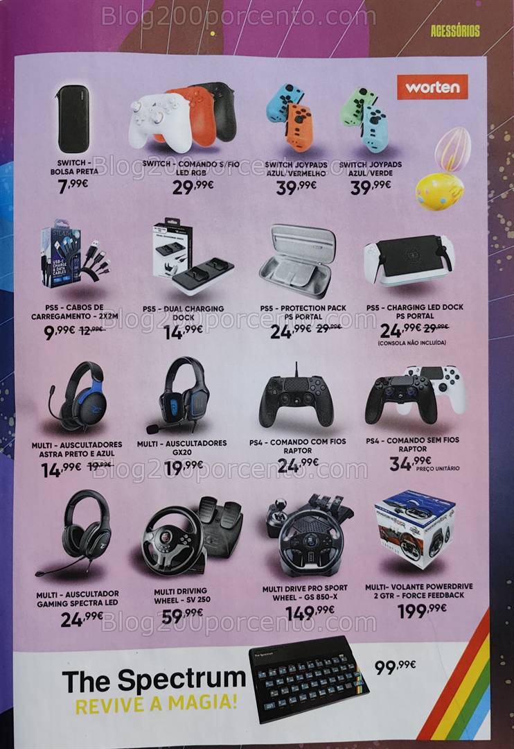 Antevisão Folheto WORTEN Game Ring Promoções até 28 abril