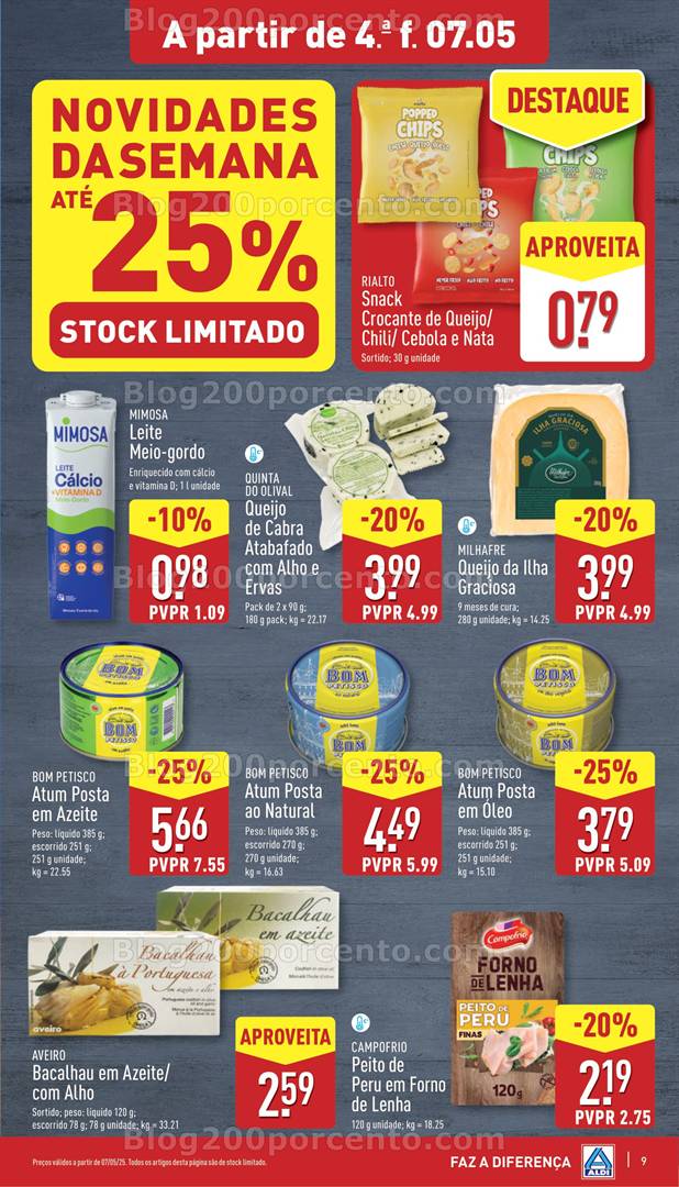 Antevisão Folheto ALDI novidades