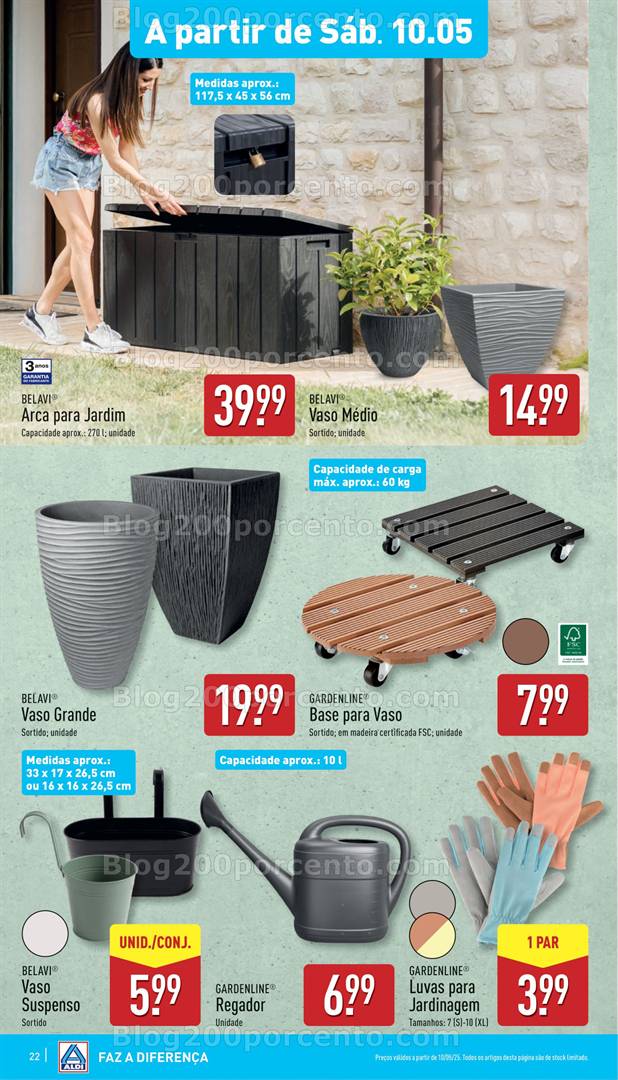 Antevisão Folheto ALDI Bazar Promoções de 7 a 13 maio bazar