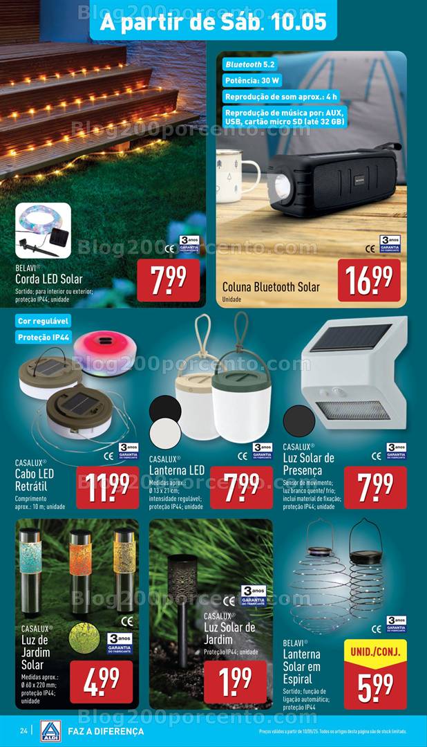 Antevisão Folheto ALDI Bazar Promoções de 7 a 13 maio bazar